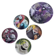 The Nightmare Before Christmas Button Badge Set LKT Sport Entertainment>Movies>Nightmare Before Christmas Pinback Buttons