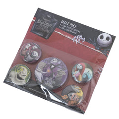 The Nightmare Before Christmas Button Badge Set LKT Sport Entertainment>Movies>Nightmare Before Christmas Pinback Buttons