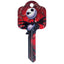 The Nightmare Before Christmas Door Key LKT Sport Ready to cut blank door key featuring Jack SkellingtonSuitable for a UL2, UL054 or UL1, UL050 profile locksHigh quality detailed designs printed on both sidesOfficial licensed productApprox 72mm x 35mm Key