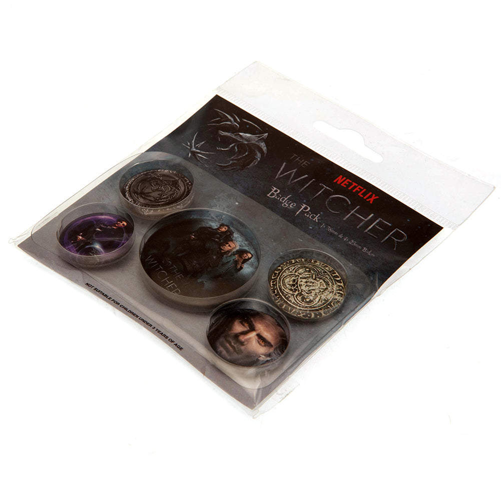 The Witcher Button Badge Set LKT Sport Entertainment>TV Series>The Witcher Pinback Buttons