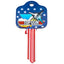 Top Gun Door Key LKT Sport Ready to cut blank door key featuring Top GunSuitable for a UL2, UL054 or UL1, UL050 profile locksHigh quality detailed designs printed on both sidesOfficial licensed productApprox 72mm x 35mm Key Blanks