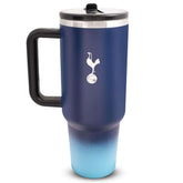 Tottenham Hotspur FC 40oz Tumbler LKT Sport Blue 40oz thermal tumbler, ideal for Spurs fans of all agesKeep your drinks hot or cold for hours with double-walled insulationIncludes a soft grip handle for extra comfortWith a sturdy drinking spout to avoid a