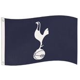 Tottenham Hotspur FC Core Crest Flag LKT Sport Large 100% polyester supporters flagThis classic design features a full colour Spurs crest on a navy blue backgroundPerfect for any wall with ready to hang metal eyeletsOfficial licensed productApprox 152cm x