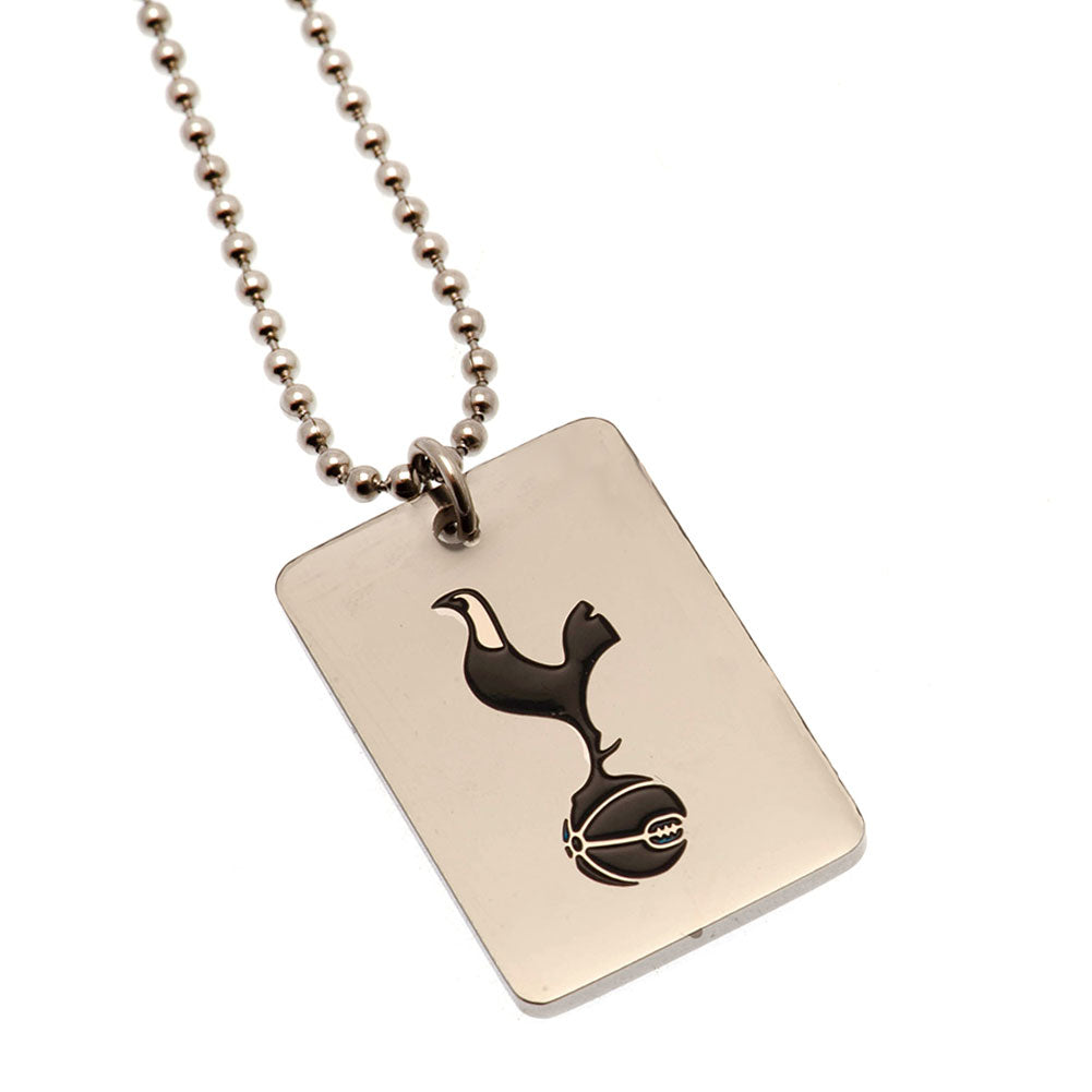 Tottenham Hotspur FC Enamel Crest Dog Tag & Chain LKT Sport Football>Premier League>Tottenham Hotspur FC