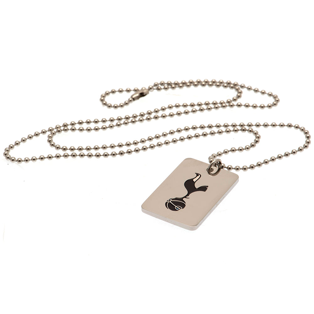 Tottenham Hotspur FC Enamel Crest Dog Tag & Chain LKT Sport Football>Premier League>Tottenham Hotspur FC