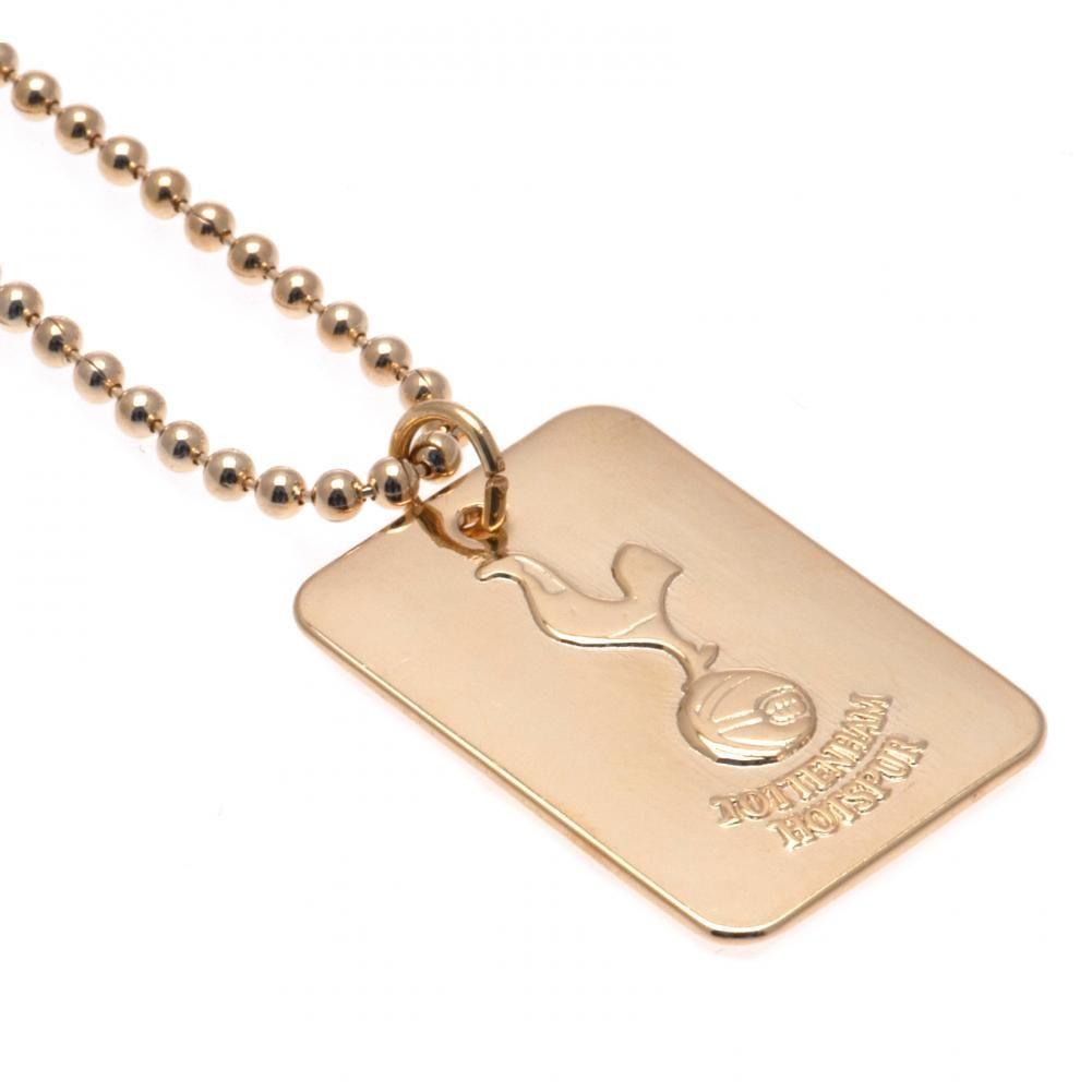 Tottenham Hotspur FC Gold Plated Dog Tag & Chain LKT Sport Football>Premier League>Tottenham Hotspur FC Necklaces