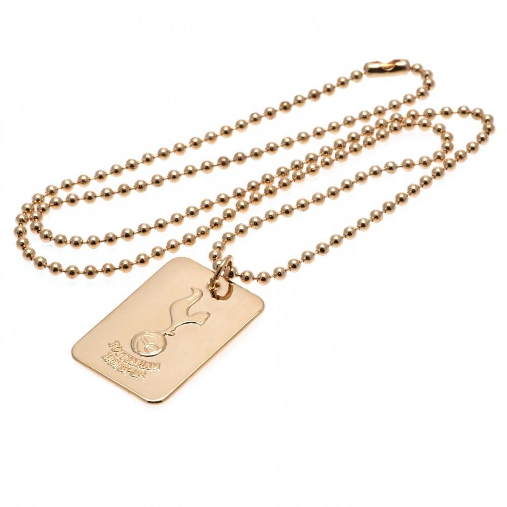 Tottenham Hotspur FC Gold Plated Dog Tag & Chain LKT Sport Football>Premier League>Tottenham Hotspur FC Necklaces