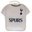 Tottenham Hotspur FC Kit Lunch Bag LKT Sport Home shirt design lunch bag featuring Tottenham club crest Double zipped opening for easy access With carry handle and name tag Wipe clean polyester Official licensed product Approx 29cm x 24cm x 7cm With a swi