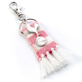 Tottenham Hotspur FC Pink Bar Scarf Bag Charm LKT Sport Football>Premier League>Tottenham Hotspur FC Keychains