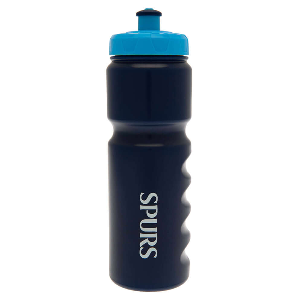 Tottenham Hotspur FC Plastic Drinks Bottle LKT Sport Easy grip lightweight drinks bottleNavy stripe design bottle with the Spurs crest in whiteFeatures 'To Do Is To Dare' text in whiteWith a screw top lid and push-pull drinking spoutOfficial licensed prod