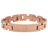 Tottenham Hotspur FC Rose Gold Plated Bracelet LKT Sport Classic design stainless steel link bracelet Rose gold plated bracelet featuring an engraved club crest Official licensed product Approx 21cm x 1cm Presented in a gift box Bracelets
