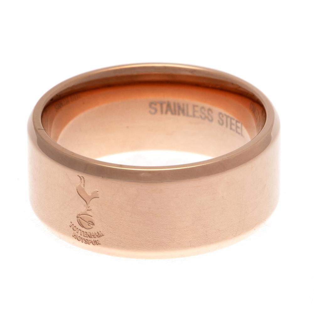 Tottenham Hotspur FC Rose Gold Plated Ring Large LKT Sport Football>Premier League>Tottenham Hotspur FC Rings