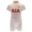 Tottenham Hotspur FC Shirt & Short Set 9/12 mths GD LKT Sport This t-shirt and short set features a subtle geometric patternDesign inspired by the 2023-24 season kit with a printed club crest and sponsorSoft comfortable fitMain: 100% Cotton, Rib: 96% Cott