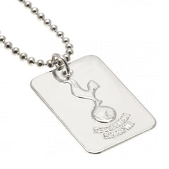 Tottenham Hotspur FC Silver Plated Dog Tag & Chain LKT Sport Football>Premier League>Tottenham Hotspur FC Necklaces