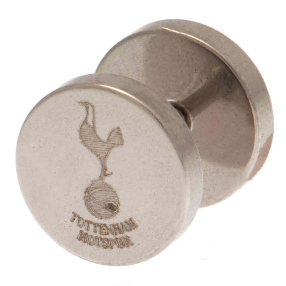 Tottenham Hotspur FC Stainless Steel Stud Earring LKT Sport Stud earring with a detailed laser printFeatures the Spurs crest on a screw back fixingMade from durable stainless steelOfficial licensed productApprox 10mm x 10mm Earrings