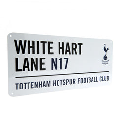 Tottenham Hotspur FC White Street Sign LKT Sport Football>Premier League>Tottenham Hotspur FC Novelty Signs