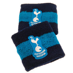 Tottenham Hotspur FC Wristbands LKT Sport Pack of 2 soft cotton sweatbandsIn navy blue with electric blue bands, featuring the club crestElasticated, one size fits allOfficial licensed productApprox 7cm wide Sweat Wristbands