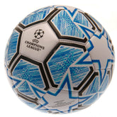 UEFA Champions League Skyfall Football LKT Sport White and blue tone 32 panel everyday PVC footballFeatures a UEFA Champions League logo with white stars and blue toned backgroundSuitable for 14 yrs and olderOfficial licensed productSize 5 footballApprox