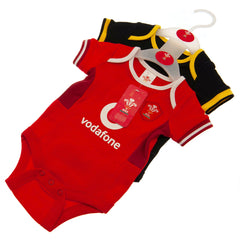 Wales RU 2 Pack Bodysuit 3/6 mths SP LKT Sport Rugby>Wales RU Bodysuits