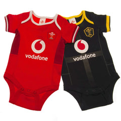 Wales RU 2 Pack Bodysuit 3/6 mths SP LKT Sport Rugby>Wales RU Bodysuits
