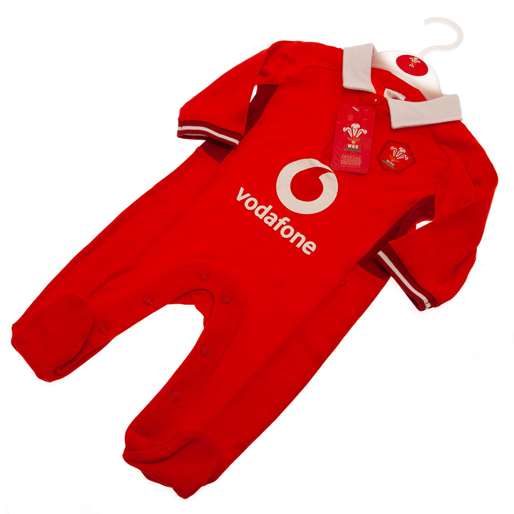 Wales RU Sleepsuit 6/9 mths SP LKT Sport Rugby>Wales RU Baby & Children's Sleepwear