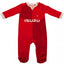 Wales RU Sleepsuit 9/12 mths QT LKT Sport This long sleeved baby sleepsuit features the famous red home colour of Wales RU Home kit design with an embroidered crest and printed sponsor Soft comfortable fit with press stud fastening Main: 100% Cotton, Trim
