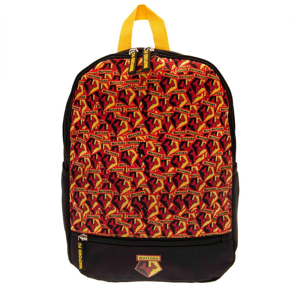 Watford FC Multi Crest Junior Backpack LKT Sport Football>Football League>Watford FC School Backpacks