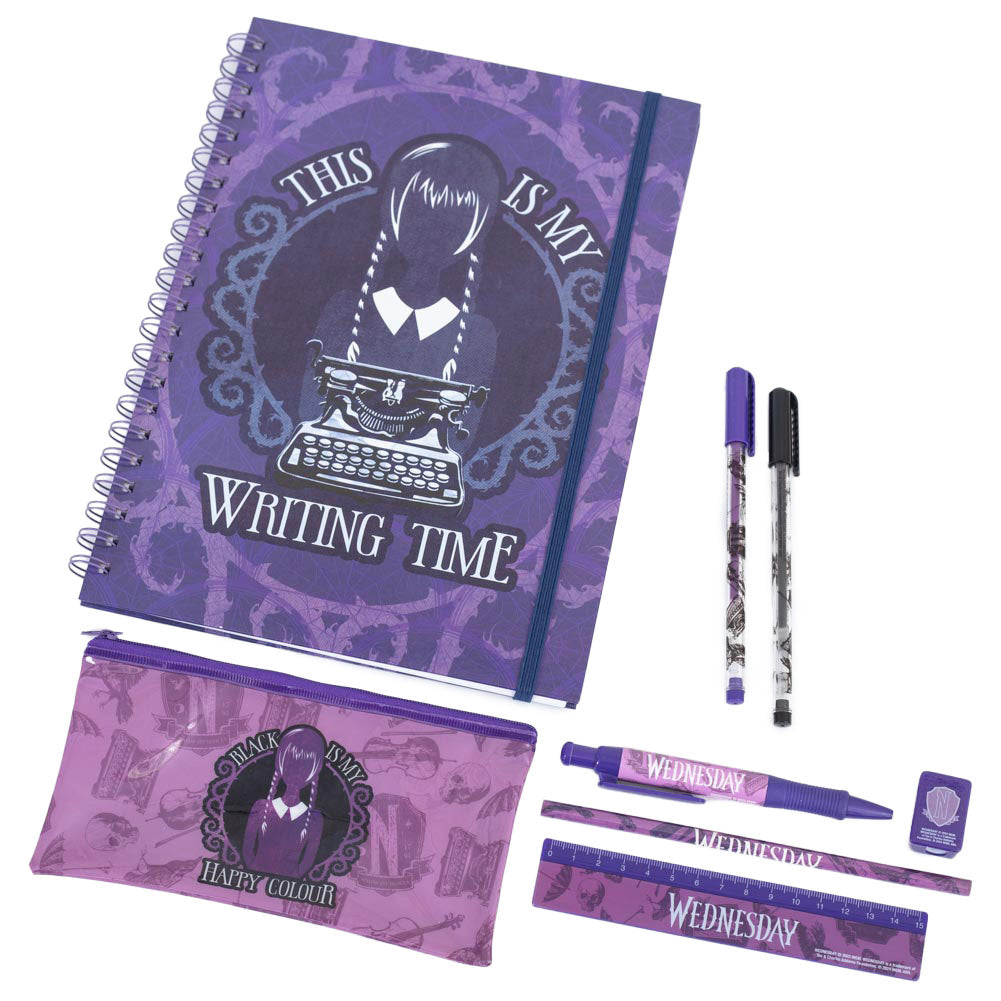 Wednesday Bumper Stationery Set LKT Sport Entertainment>TV Series>Wednesday Stationery