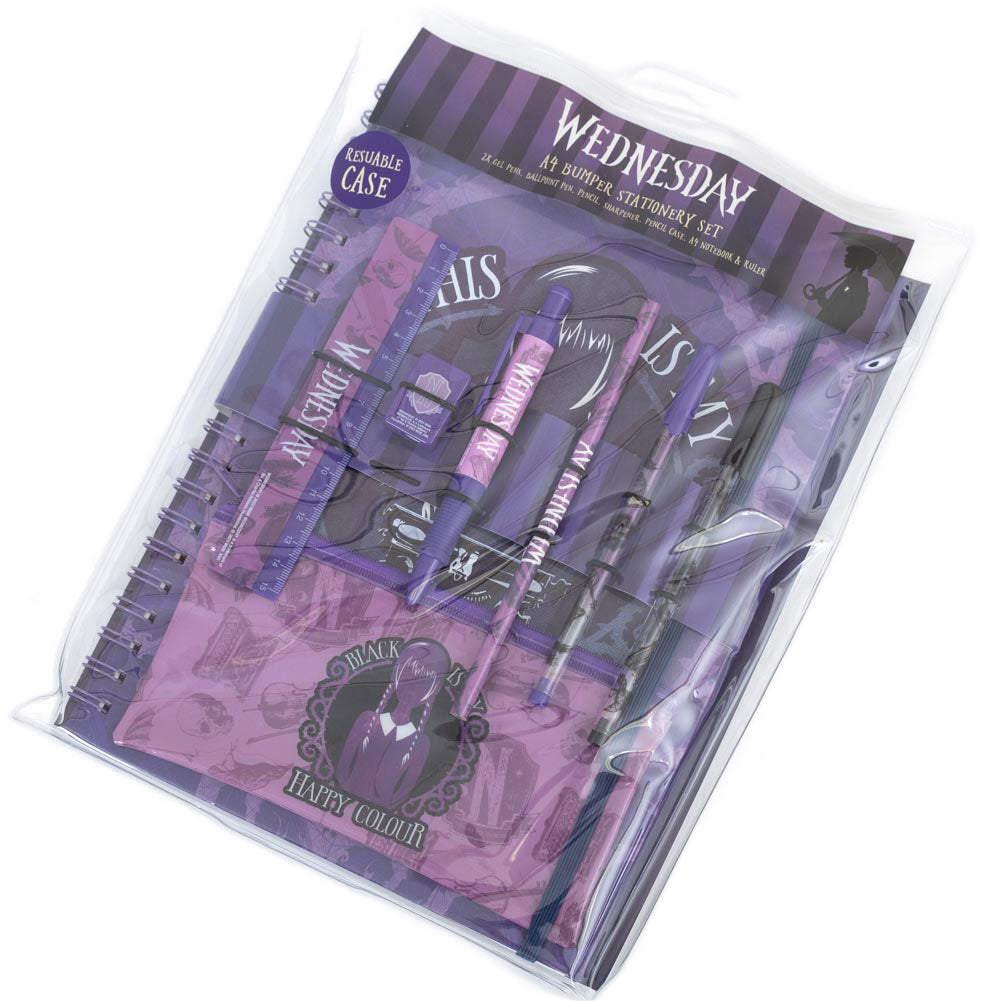 Wednesday Bumper Stationery Set LKT Sport Entertainment>TV Series>Wednesday Stationery