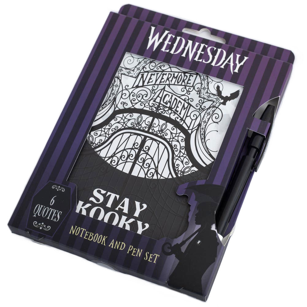 Wednesday Notebook & Pen Set LKT Sport Entertainment>TV Series>Wednesday