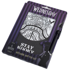 Wednesday Notebook & Pen Set LKT Sport Entertainment>TV Series>Wednesday