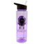 Wednesday Plastic Drinks Bottle LKT Sport Lightweight everyday plastic drinks bottlePurple bottle featuring an image of Wednesday on one side, with the Nevermore Academy logo on the opposite sideScrew top lid with a closable clear drinking spoutHand wash
