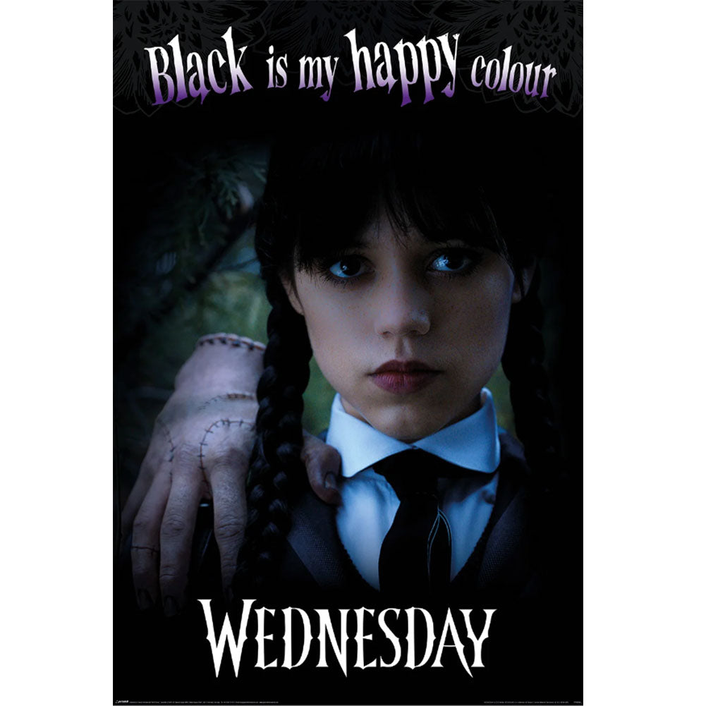 Wednesday Poster Happy Colour 193 LKT Sport Entertainment>TV Series>Wednesday Posters