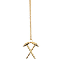 West Ham United FC 18ct Gold Plated on Silver Pendant & Chain LKT Sport Football>Premier League>West Ham United FC