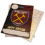 West Ham United FC Birthday Card With Stickers LKT Sport Vibrant claret and blue gloss finish birthday cardFeaturing a space on the front to personalise with name and ageIncludes gold stickers to compliment the design of the cardMessage inside reads 'Have