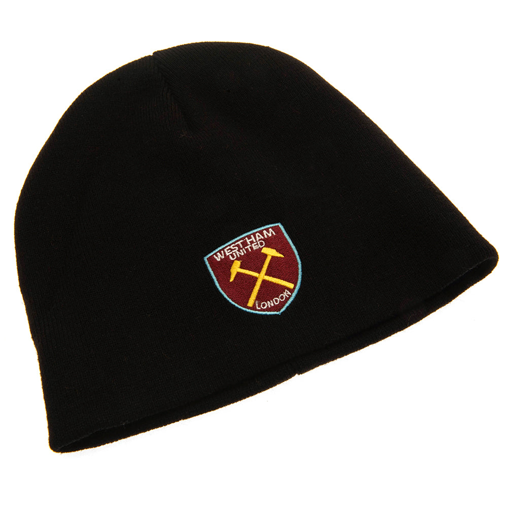 West Ham United FC Black Beanie LKT Sport Football>Premier League>West Ham United FC Beanies
