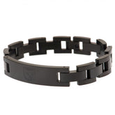 West Ham United FC Black IP Bracelet LKT Sport Classic design stainless steel link bracelet coated in a black Ion platingFeaturing a club crest engraved plateOfficial licensed productApprox 21cm x 1cm Bracelets
