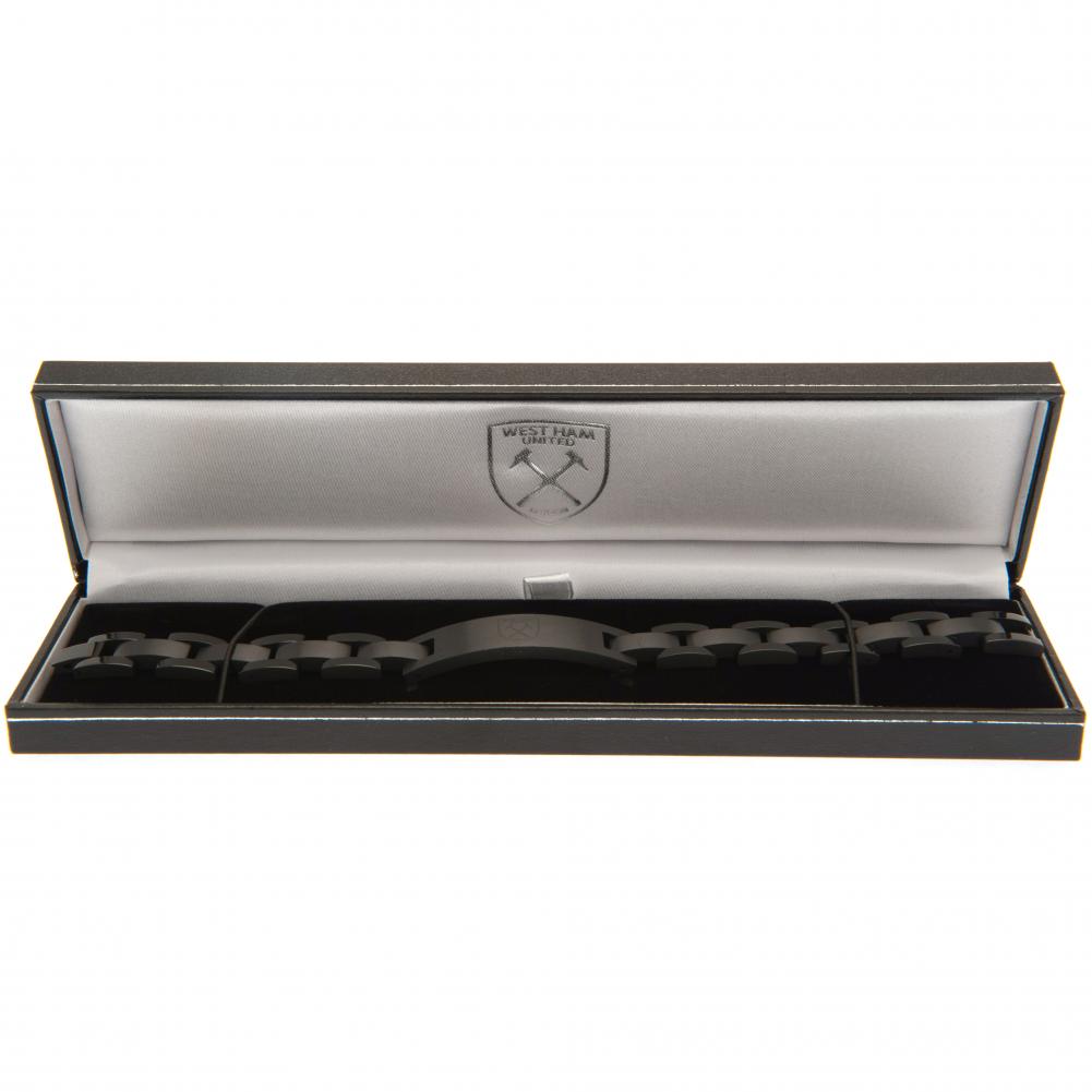 West Ham United FC Black IP Bracelet LKT Sport Football>Premier League>West Ham United FC Bracelets