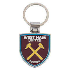 West Ham United FC Boxed Crest Keyring LKT Sport Football>Premier League>West Ham United FC Keychains