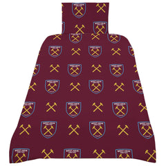 West Ham United FC Colour Split Single Duvet Set LKT Sport Football>Premier League>West Ham United FC