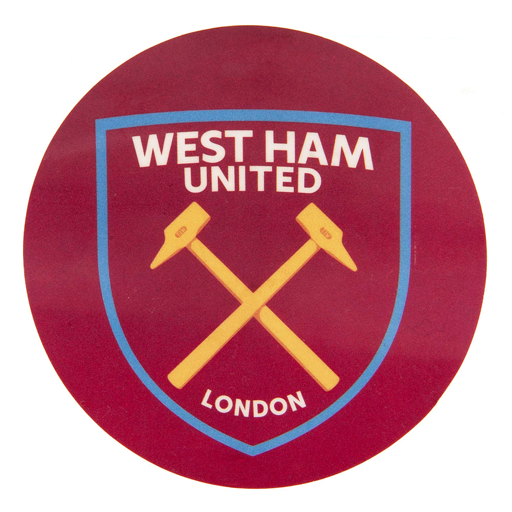 West Ham United FC Crest Car Sticker LKT Sport Football>Premier League>West Ham United FC Vehicle Decals