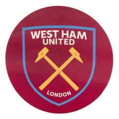 West Ham United FC Crest Car Sticker LKT Sport Football>Premier League>West Ham United FC Vehicle Decals