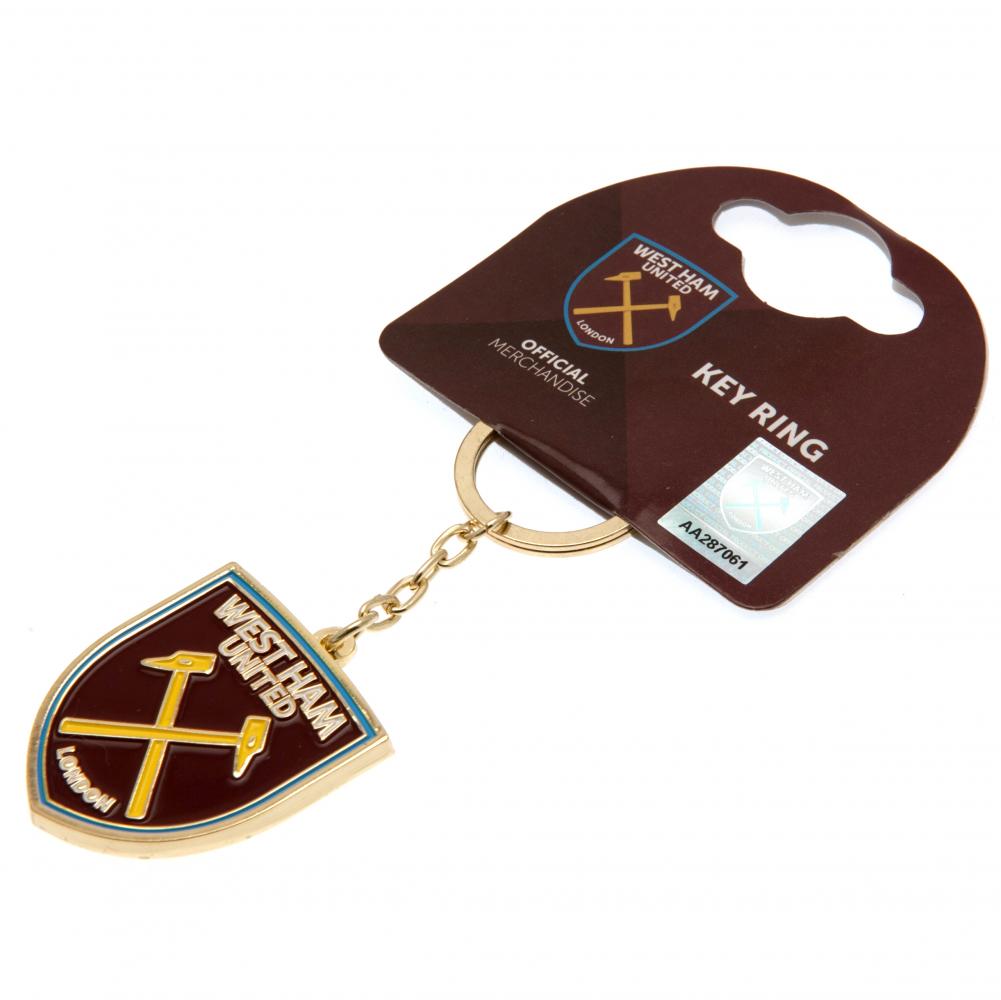 West Ham United FC Crest Keyring LKT Sport Football>Premier League>West Ham United FC Keychains