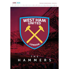 West Ham United FC Deluxe Calendar 2026 LKT Sport Football>Premier League>West Ham United FC Wall Calendars