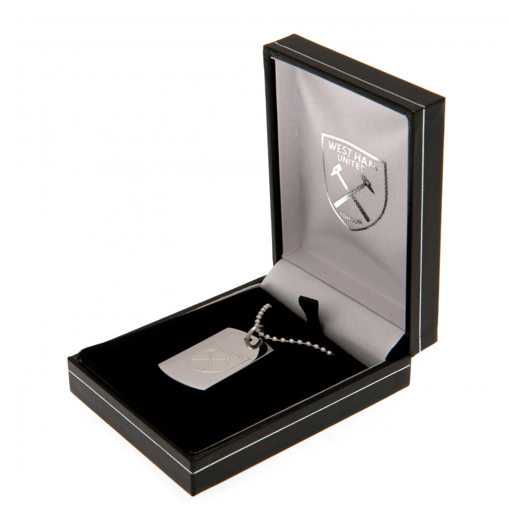 West Ham United FC Engraved Dog Tag & Chain LKT Sport Football>Premier League>West Ham United FC Necklaces