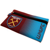 West Ham United FC Fade Pencil Case LKT Sport Essential neoprene zipped pouch pencil case Features a full colour Hammers crest on a claret and blue fade design Soft sponge feel with a rubber zip pull Official licensed product Approx 22cm x 13cm With a swi