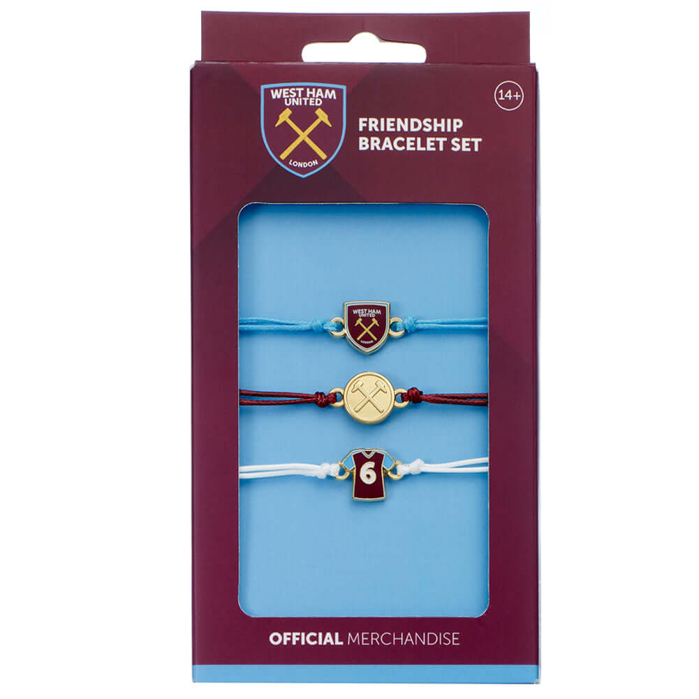 West Ham United FC Friendship Bracelet Set LKT Sport Football>Premier League>West Ham United FC Bracelets