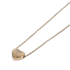 West Ham United FC Gold Plated Heart Necklace LKT Sport Gold plated on stainless steel heart shaped pendant and necklaceChrome finish Gold finish with the West Ham United crest engraved on the pendantthe West Ham United crest engraved on the pendantOffici