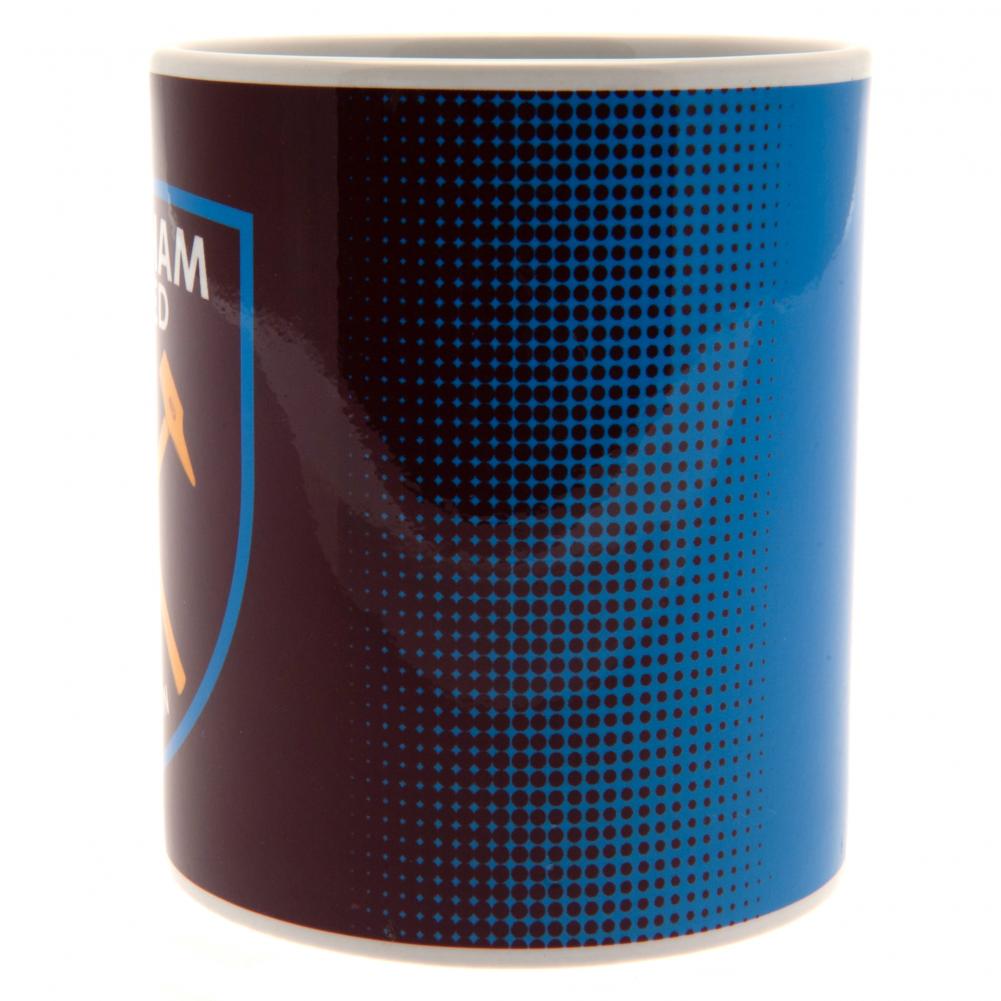West Ham United FC Halftone Mug LKT Sport Football>Premier League>West Ham United FC Mugs
