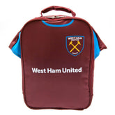 West Ham United FC Kit Lunch Bag LKT Sport Home shirt design lunch bag featuring West Ham United text and club crestDouble zipped opening for easy accessWith carry handle and name tagWipe clean polyesterOfficial licensed productApprox 29cm x 24cm x 7cm Lu